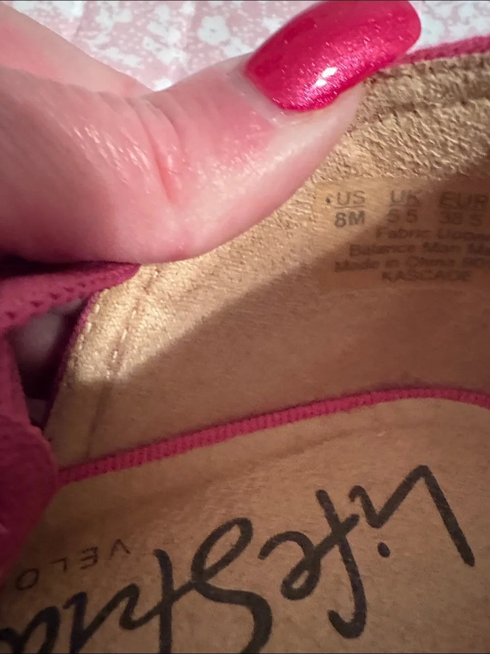 Life Stride Hot Pink Espadrille Slide
